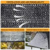 Shade Net Greenhouse, Black, 40% Shade Net with Eyelets, Lightweight