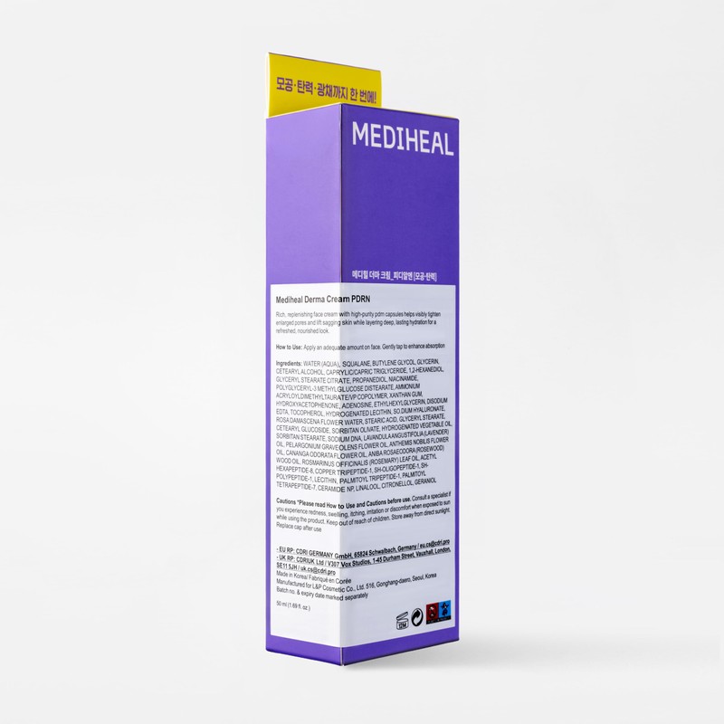 MEDIHEAL PDRN Derma Cream for Glass Skin & Pore Care