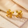 Sylph Women's 14K Gold Plated Flower Dangle Drop Earrings Chic
