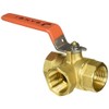 SANEI JV630-20 Switchable Ball Valve, T-Type, Water Flow Switchable, Nominal