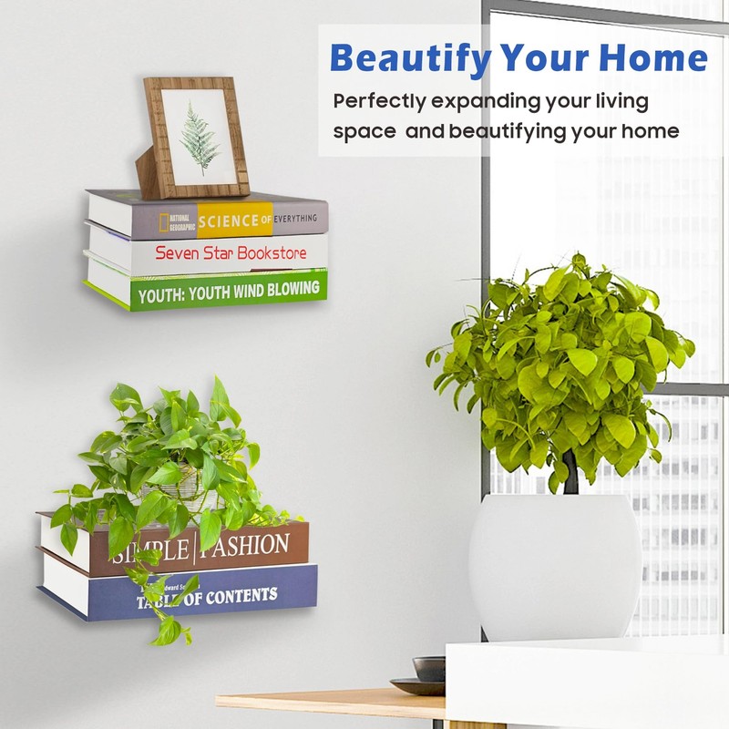 Moco Moment Floating Bookshelf Wall Mounted Bookshelf Invisible Bookshelves Metal