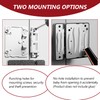 Door Bolt 180 Degrees, Two Installation Methods Combination Lock, 3-Bit