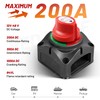 RED WOLF RED WOLF 1-2-Both-Off Battery Switch DC 12V-48V 200A,