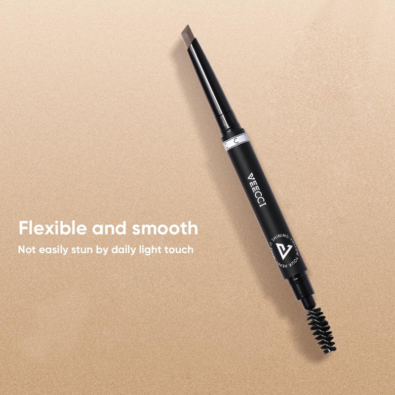 VEECCI Diamond Eyebrow Pencil - Quick Fill, Smudge-Proof, Nourishing Formula