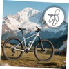 Abaodam Mountain Bike Front Rack Durable Metal Cargo Carrier for