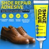 Shoe Glue, Shoe Repair Adhesive Flexible, Waterproof, Clear, Super Strong