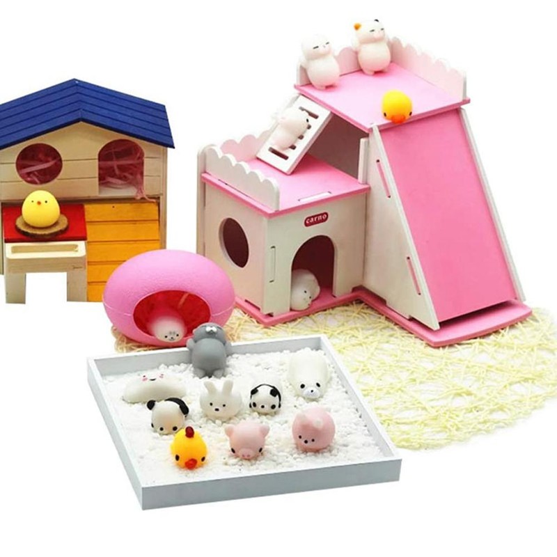 Mini Animal Squeezing Toy Kawaii Cute Soft Decompression Toy for