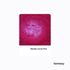 Hemway 100 g / 3.5 oz Metallic Cerise Pink Premium Grout Powder | Concrete Coloured Dye Pigment | Render Mortar Powdered Brick Toner | Suitable for Bathroom & Kitchen | High Colour Saturation