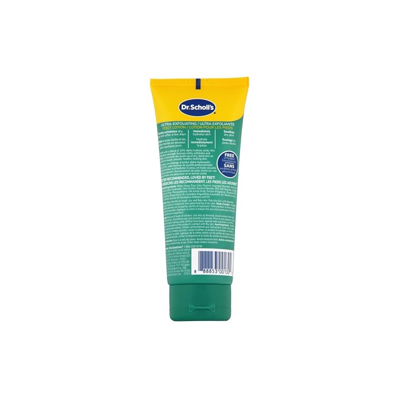 Crema exfoliante para pies, hidrata y exfolia la piel extremadamente