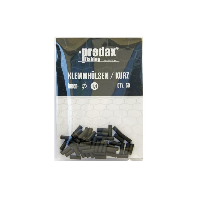 Predax Clamping sleeves – 50 crimp sleeves for steel leaders,