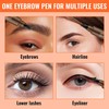 Eyebrow Pencil - Microblading Eyebrow Pen Waterproof 4 Fork Tip