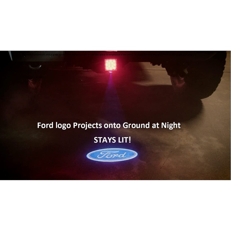 Hitch Buddies 2-Inch Ford Compatible Trailer Hitch Cover with LED