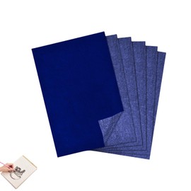 50 Sheets of Transfer Paper, Tracing Paper, Blue, Carbon Paper, Blue Paper for Copying A4, Graphite Paper, Carbon Paper for Tracing, Tracing Paper, A4 for Paper, Wood, Linen, Ceramic (21 x 29.7 cm)