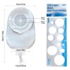 Jenshhch 20PCS One-Piece Urostomy Bag Drainable Pouches with Measure Card,