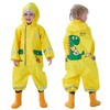 Fewlby Rain Suit Kids Puddle Suit, All in One Waterproof