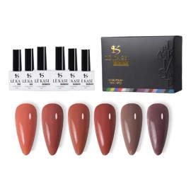 Gama De Gel Semipermanente Lé Kasi 6 Esmaltes Para Uñas Uv A