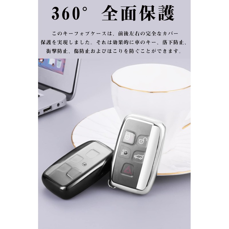 LETINGFAR Key Case for Land Rover, Smart Key Case, Key