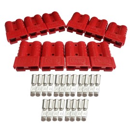 50 Amp Red Connector Battery Charger Battery Power connectors for Anderson 50Amp Red (6AWG)