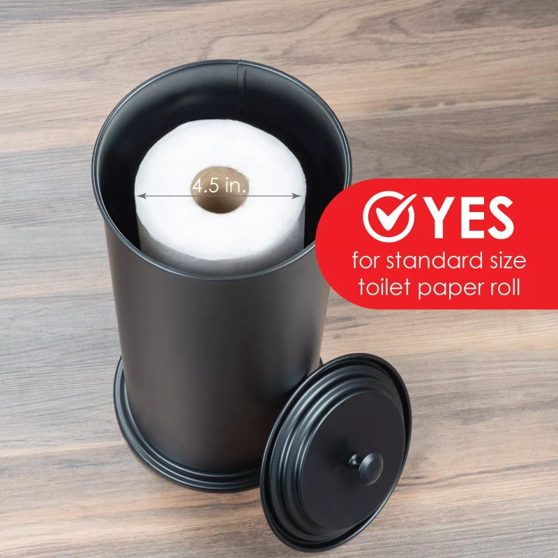 JS Jackson Supplies Freestanding Toilet Paper Holder for Extra Large