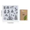 GORGECRAFT 11.8x11.8 Santa Claus Elk Stencil Reusable Hollow Out Christmas