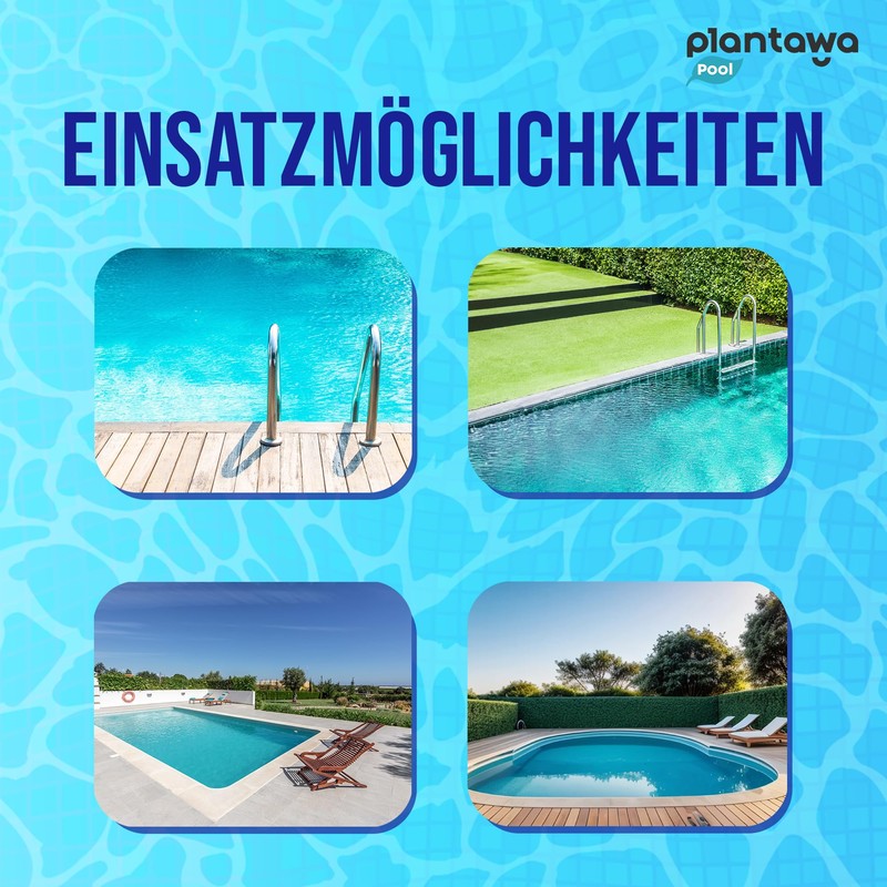 PLANTAWA Pool Water Clarifier 500 ml, Super Concentrated Pool Clarifier