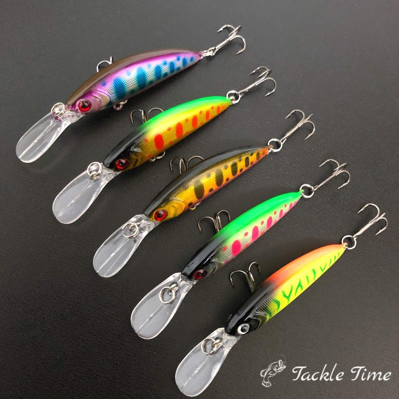 TackleTime Trout Lure Minnow Sinking Stream Lure 0.2 oz (5.5