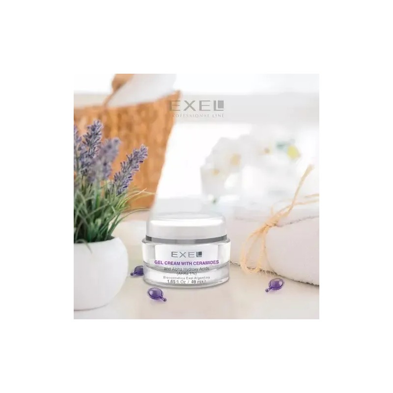 Gel Crema Con Ceramidas Hidratante Restaurador Cutaneo Exel 50 mL