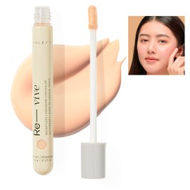 HALEYS Weightless Longwear Concealer (Fair/Light - Neutral), Re-vive, Medium to Full Coverage, Gripping Concealer, All-Day Wear, Spot Concealing, Brightens, Streak-free, Light-diffusing, V+CF