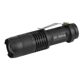 Ochun Black Light LED Ultraviolet Light, UV Flashlight, Peak Wavelength 365 nm/395 nm, Selectable Dirtsearch, Pet Search, Authenticity, Observation of Minerals and Jewels, Fluorescent Agent Confirmation (365 nm)