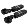 YHMTIVTU Black 1 1/4" 32mm Engine Guards Highway Foot Peg