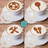 Fathers Day Coffee Stencils, Dessert Stencils, Cookie Stencils, Latte Art,