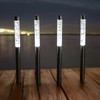 Dapo 4 x Outdoor Solar Garden Light Lamp Bubble, Height: