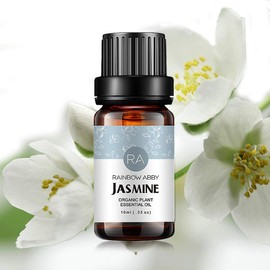 Jasmine Essential Oil 100% Pure Oganic Plant Natrual Flower Essential Oil for Diffuser Message Skin Care Sleep - 10ML