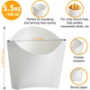 CUSINIUM [5.5 oz] 50-Pack Medium White French Fry Containers -