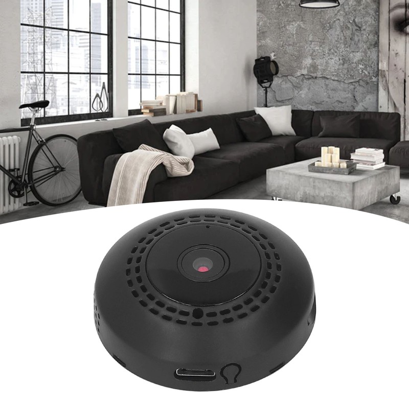 Security Camera ABS Plastic 300mah Household HD Infrared Night Vision