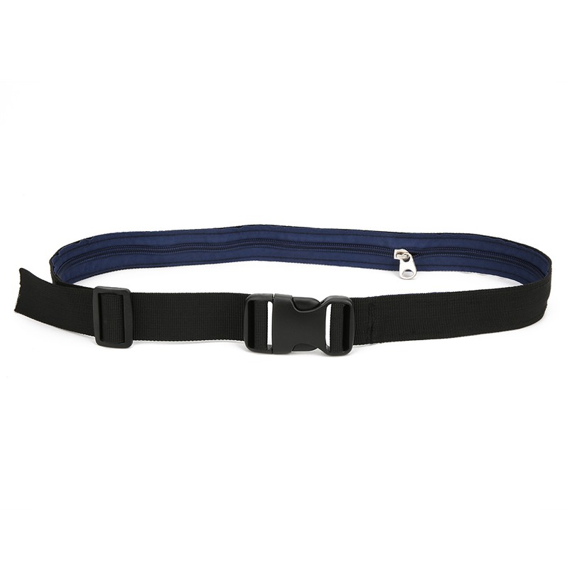 480 Anti Theft Money Belt Lining Zipper Close Wallet Outdoor