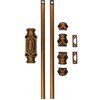 STALLION HARDWARE Antique Brass Cremone Bolt Set - Solid Brass