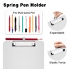 Hongri A5 Clipboard with Storage, Metal Retractable Pen Holder, 6