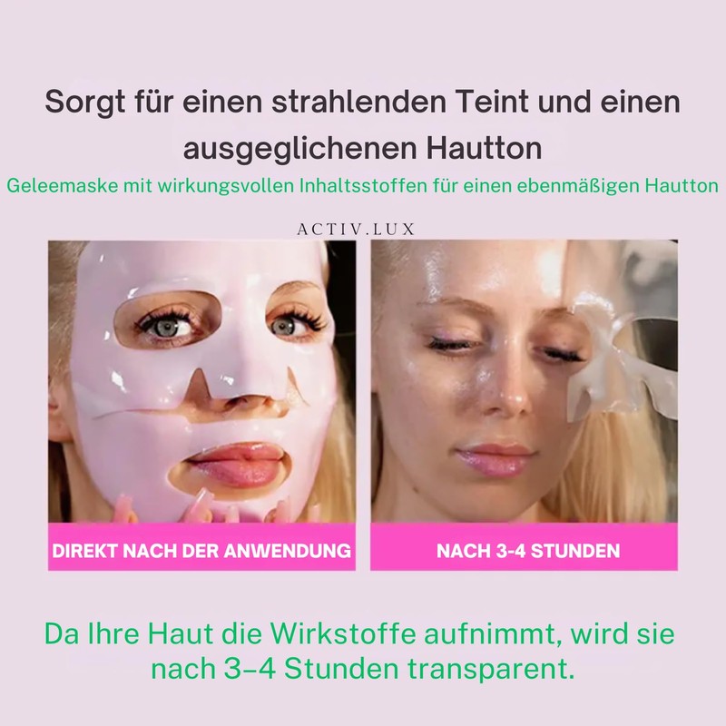 Korean Collagen Crystal Clear Moisturising Face Mask | Refines Pores