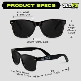 GloFX Snaps: Magnetic Polarized Sunglasses Set – Black Frame, Gray/Brown/Black Lenses – 100% UV Polarized Sunglasses for Women – Lightweight, Durable, Ideal for Light Sensitivity, Travel, Outdoors