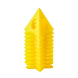 32Pcs Painting Pyramids Yellow Perforated Woodwork Paint Stands painters tripod Triangular Plastic Foot Stand
