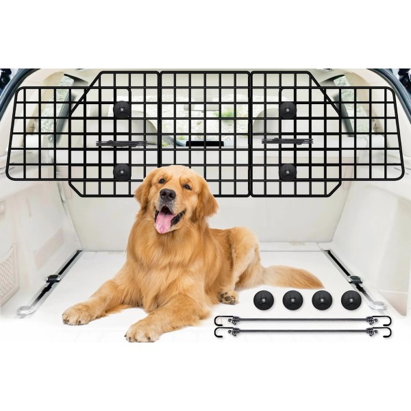 FEED GARDEN Adjustable Dog Car Barrier for SUVs,Vehicles, Trucks, Upgraded