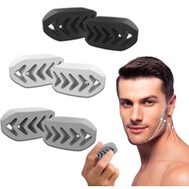Jawline Exerciser for Men & Women,Silicone Jawline Exerciser Tablets, Jaw Trainer Strengthener for Face Toning, Powerful Jaw Trainer for Beginner, Intermediate & Advanced Users