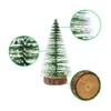 Hagao Mini Snow Frost Trees Mini Christmas Tree Plastic Winter
