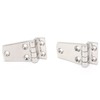 2Pcs Boat Hinges Stainless Steel Ship Door Durable Polishing AntiRust