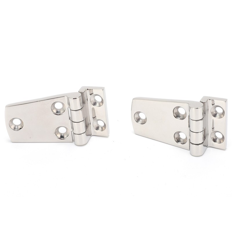 2Pcs Boat Hinges Stainless Steel Ship Door Durable Polishing AntiRust