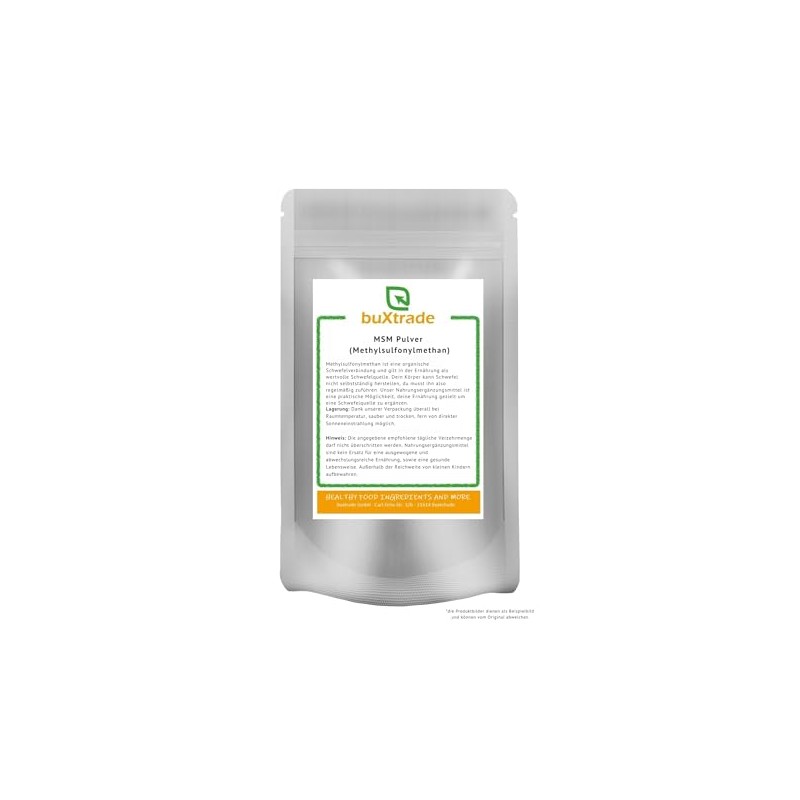 4 x 500 g MSM Powder Methylsulfonylmethane Dimethylsufon 2 kg