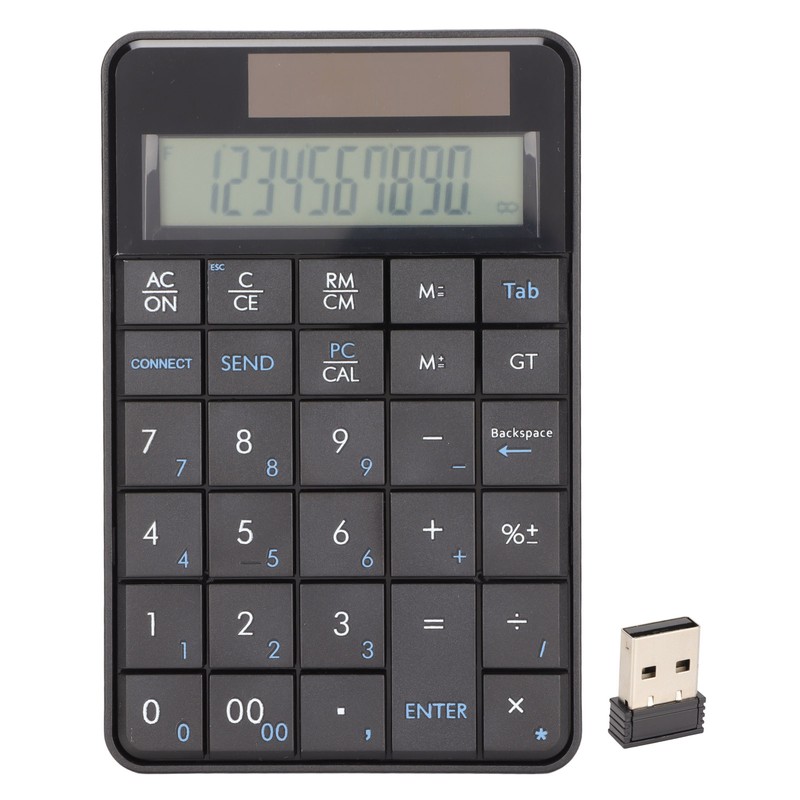 Calculator Number Pad Calculator Function 29 Keys 2.4GHz Wireless USB