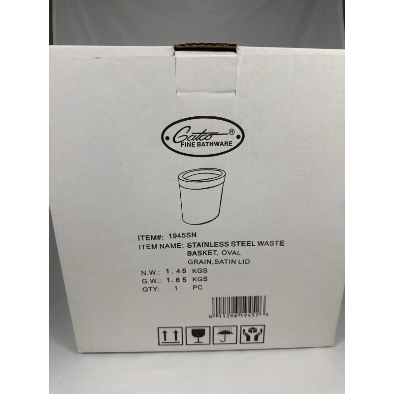 Gatco NEW Small Trash Bin Garbage Can High Quality Gatco