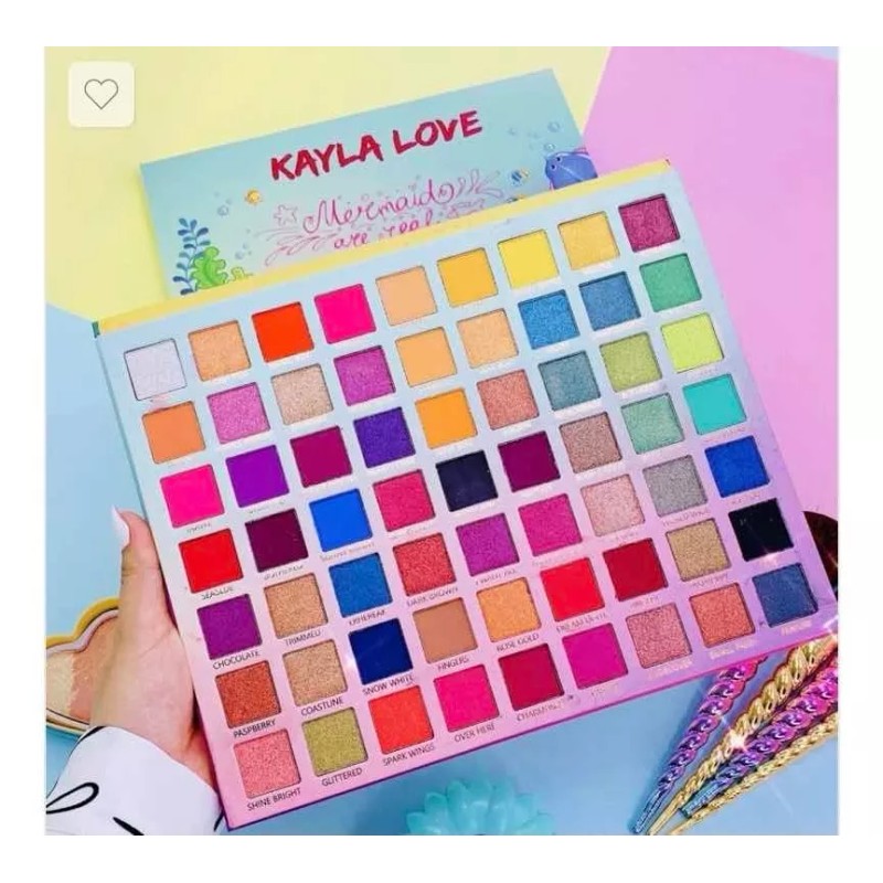kayla love Paleta De 63 Sombras Brillantes Kayla Love, Mermaid
